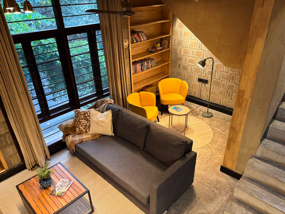 inside the villa
